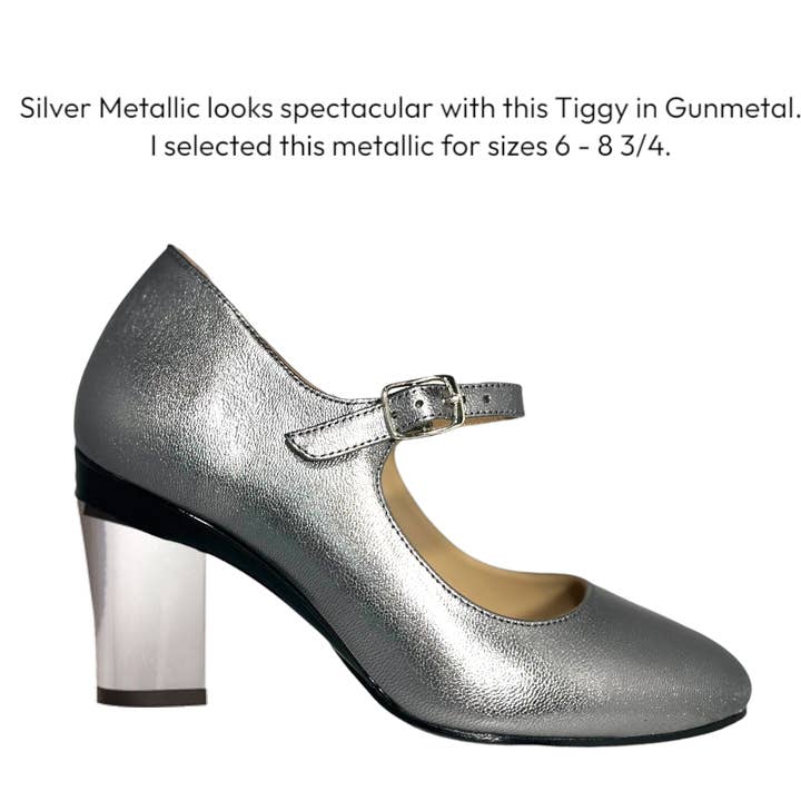 Tiggy Gummetal Maryjane for wholesale by TANYA HEATH Paris