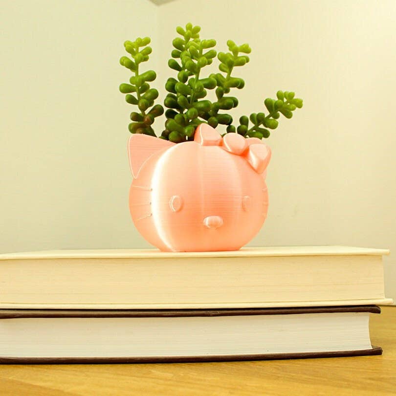 Clever Contraptions - Vente Pot - Vase à plantes succulentes Hello Kitty Cat Kitten5