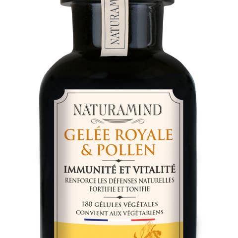 Naturamind - Wholesale Oral Supplement/Vitamin - ORGANIC ROYAL JELLY and POLLEN - Capsules