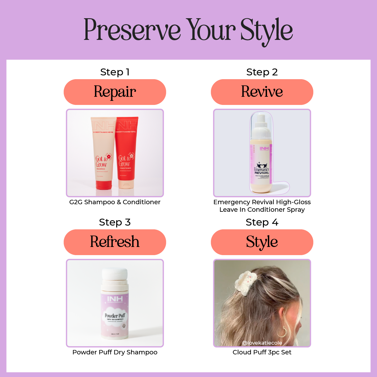 INH Hair - Wholesale Dry Shampoo - Powder Puff Dry Shampoo | volumizing non aerosol dry shampoo7