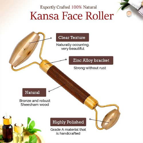 El'Cobre - Wholesale Face/Beauty Roller - Kansa Face Roller