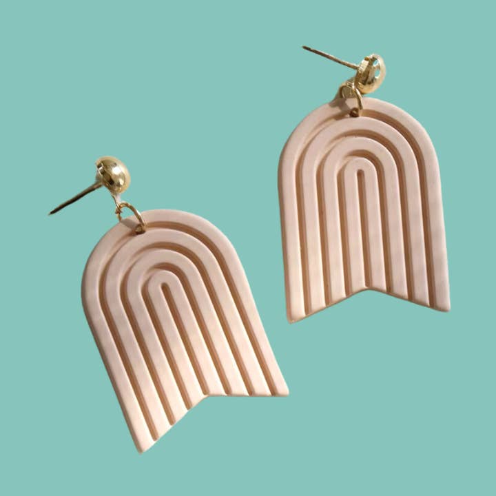 BOUCLES D'OREILLES ARGILE POLYMÈRE - Coronado for wholesale by Maman Hippie Brand