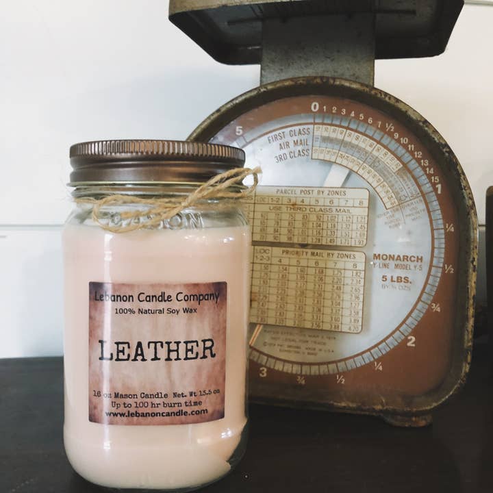Lebanon Candle Company - Wholesale Jar/Filled Candle - Leather Candle4