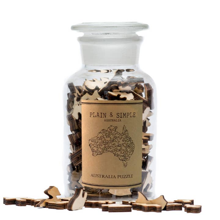 Plain & Simple Australia - Wholesale Puzzle - Adult - Wooden Jigsaw Puzzle