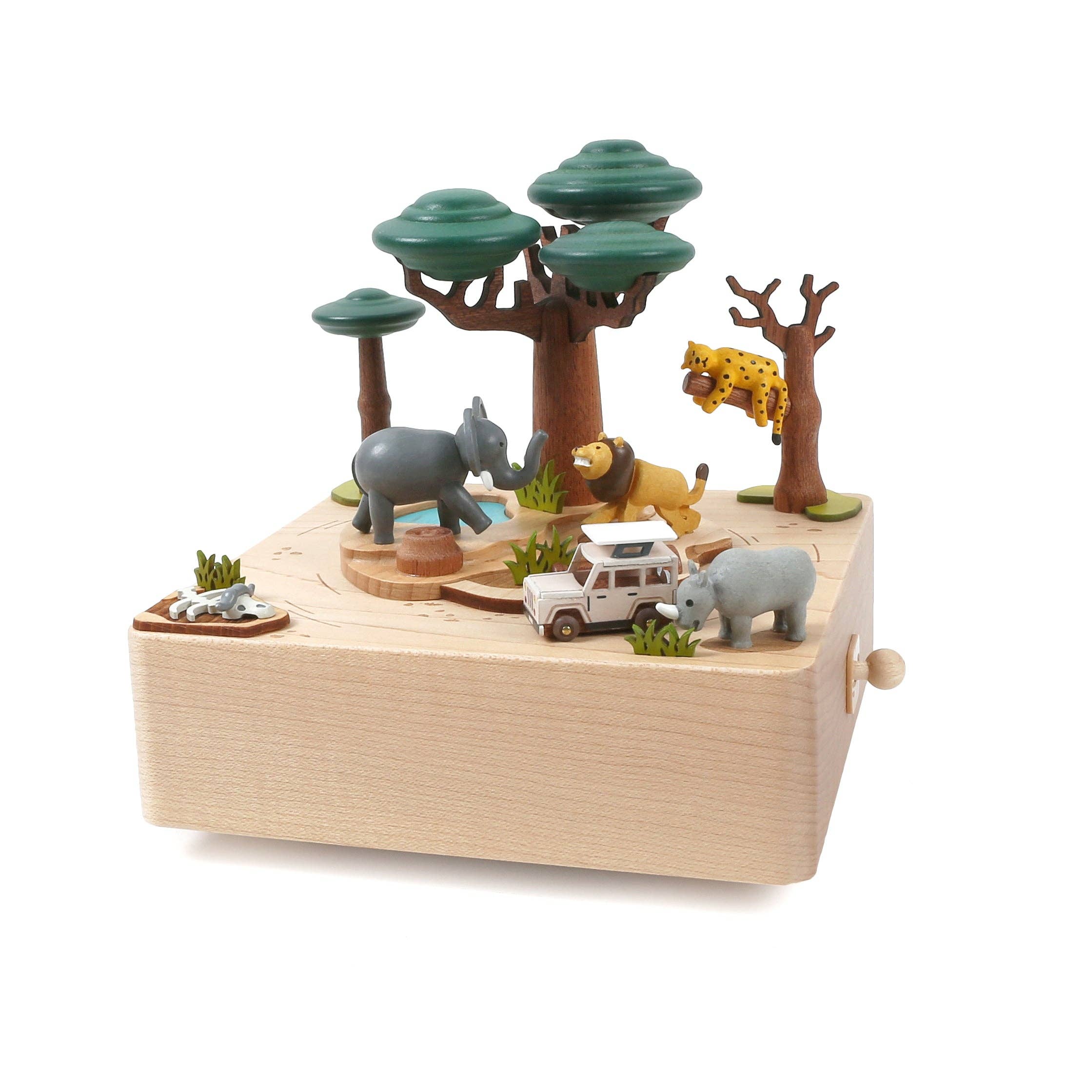 Music Box - Wholesale Music Box - Kids & Baby - Safari Wooden Music Box