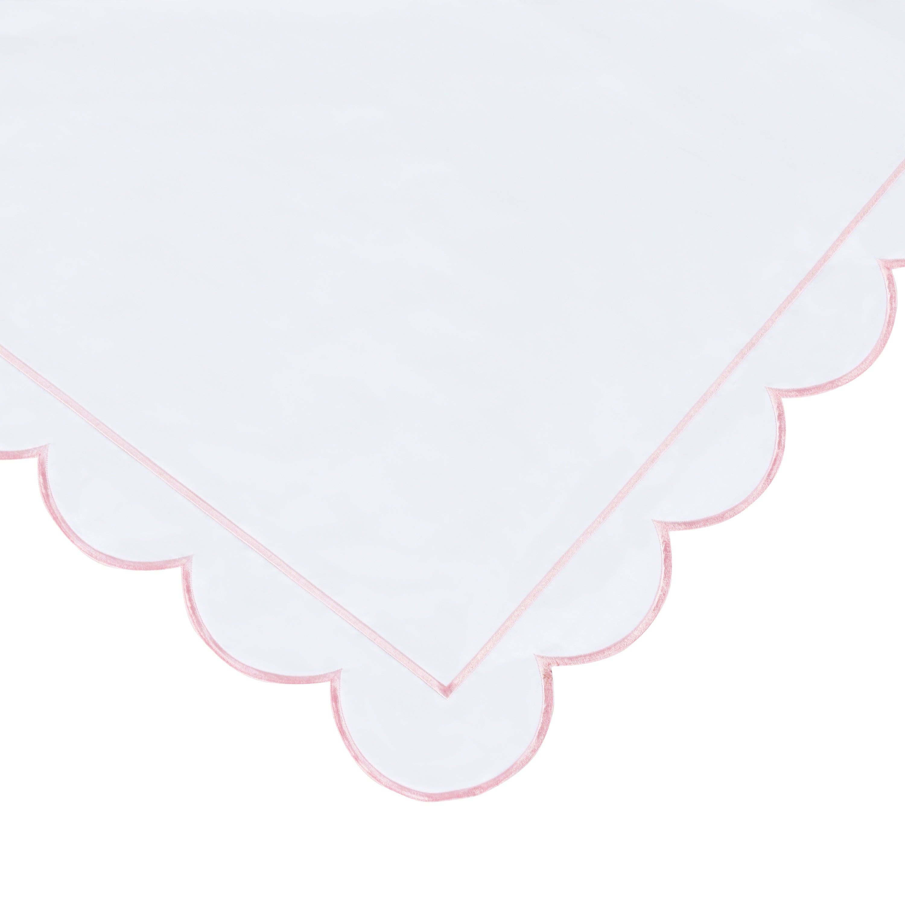 Mélange Home - Vente Housses de couette - Ensemble de housse de couette en percale de coton brodé à bord festonné20