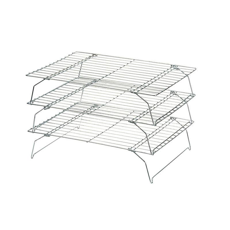 Dexam - Wholesale Cooling Rack - Cooling Rack Stackable Rectangular Set/3 34x25cm