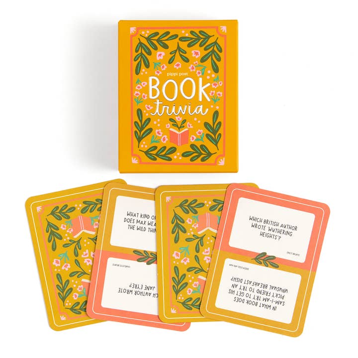 Book Trivia Card Set for wholesale by Pippi Post