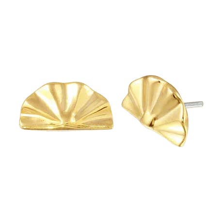 Fan – 14K Gold Threadless & Threaded End for wholesale by Piercing-zone