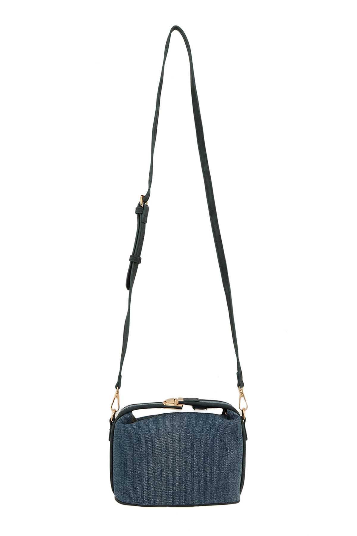 anbfashion – Engroshandel Crossbodytaske - Dame – DENIM FIRKANTET OG CROSSBODY TASKE EJ850592