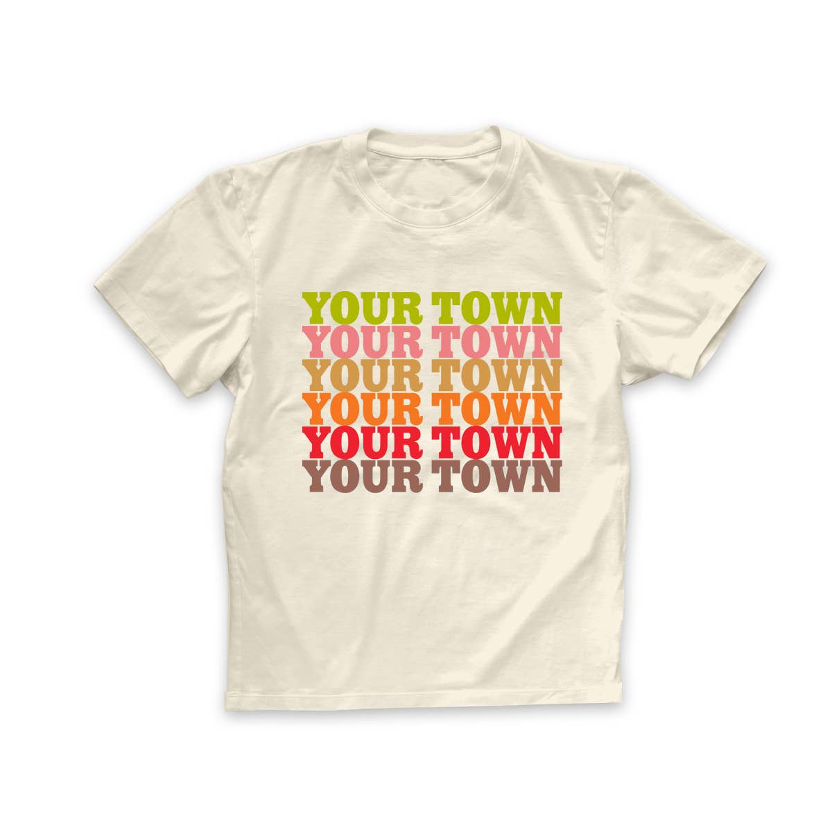 Rock Scissor Paper – Großhandel T-Shirt mit Siebdruck – Kinder – Personalisierte Stadt Kleinkind T-Shirt - Supergrafiken wiederholen Namen5