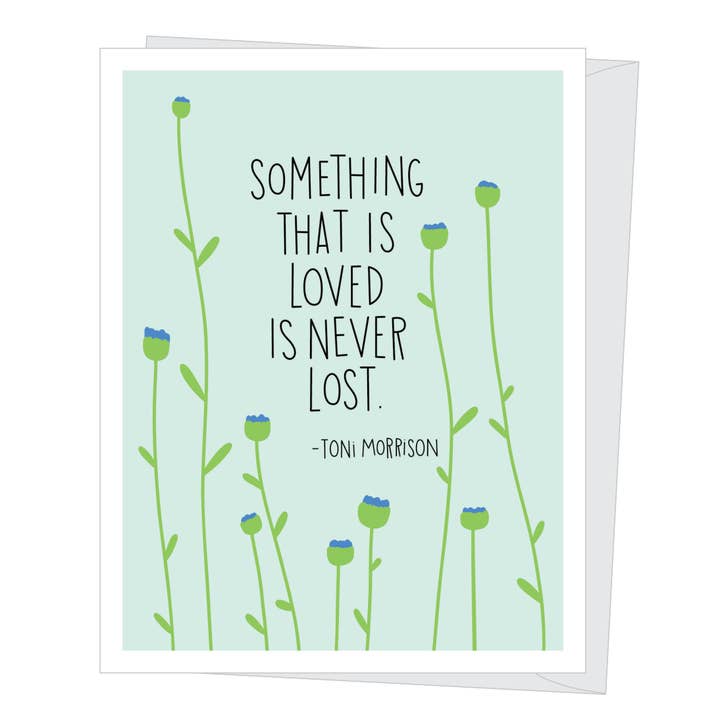 Toni Morrison Quote Sympathy Card for wholesale by Apartment 2 Cards