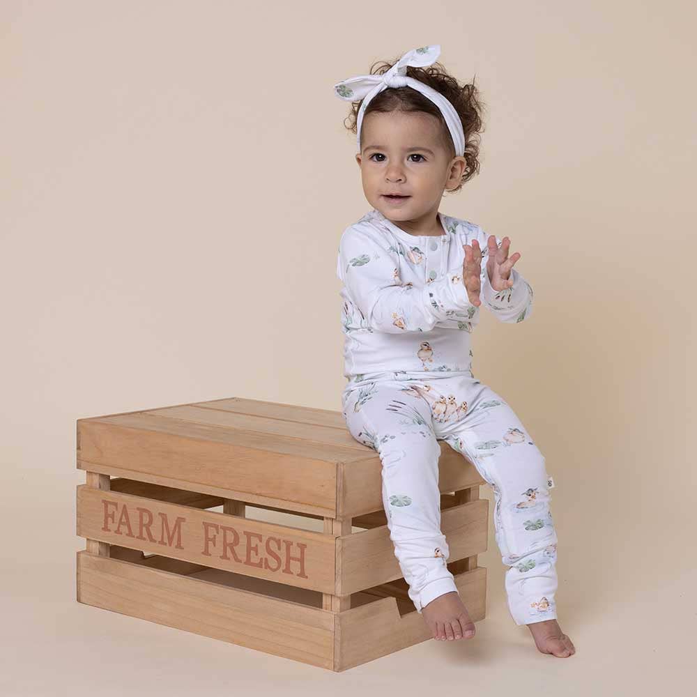 Snuggle Hunny - Wholesale Jumpsuit - Baby - Duck Pond Organic Growsuit7