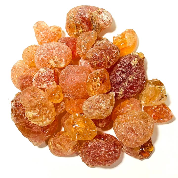 HAMSH LLC - Vente Chewing-gums - Gomme arabique | 113 g (4 oz) | Gomme d'acacia traditionnelle | 100 % pure et naturelle | Gros morceaux magnifiques | Origine Afrique10