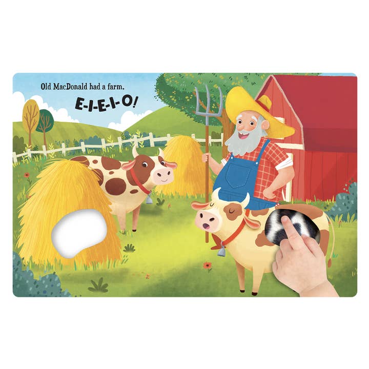 Little Hippo Books - Wholesale Book - Kids - Old MacDonald Had A Farm: A Touch and Feel Book