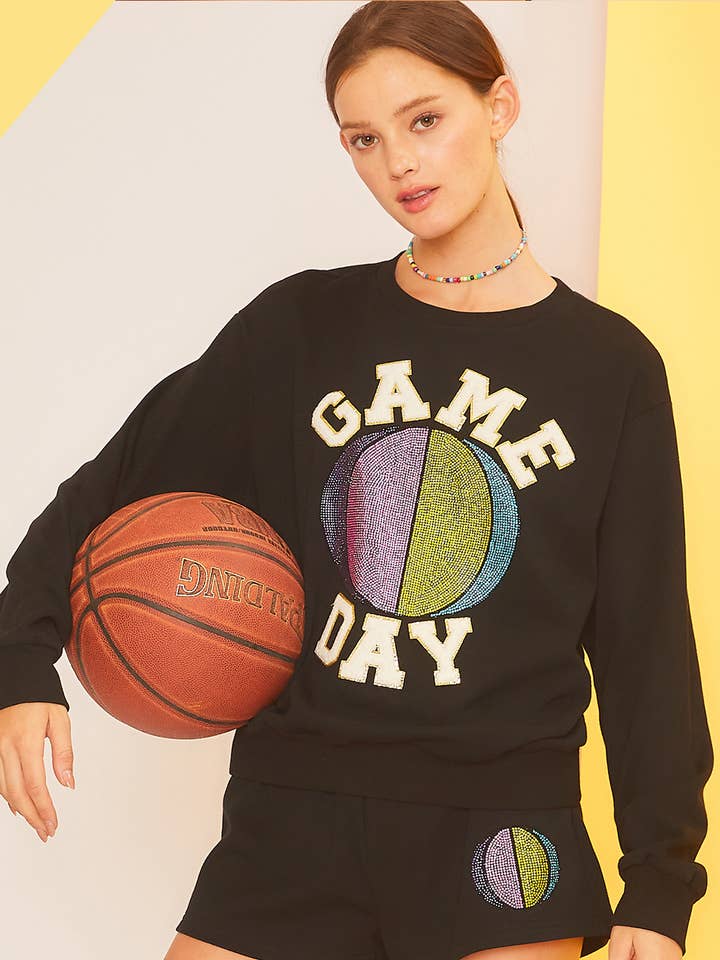 Top mit Strassbesatz für den Großhandel von Main Strip