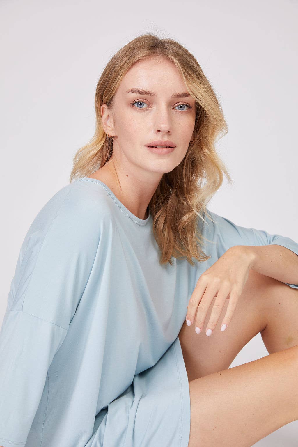 Pure Fiber - Wholesale Nightshirt - Women's - Bamboo 3/4 Sleeve Nightshirt – Silky Soft & Relaxed Fit3