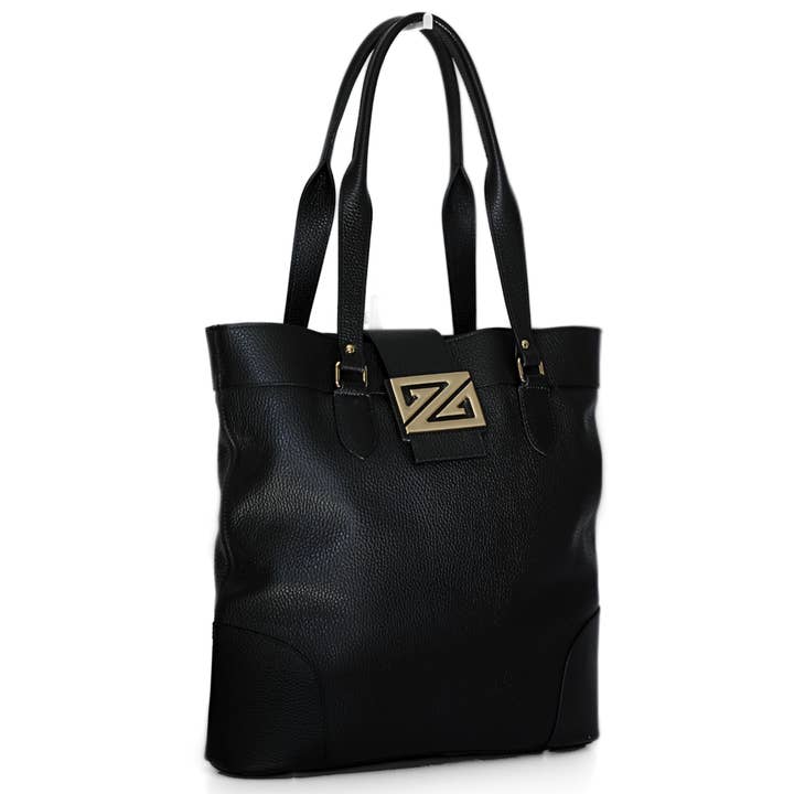 Borsa Zoey - Vera pelle italiana - Borsa tote/borsa a tracolla - Made in Italy per la vendita all'ingrosso da parte di ZIPPERLY, INC