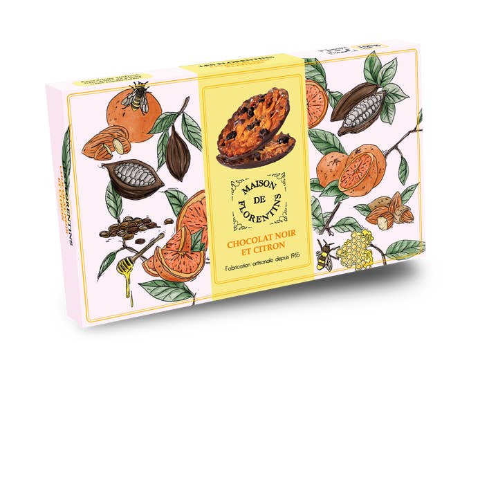 FLORENTINES GOURMETS LEMON AND DARK CHOCOLATE and other Purchase Wholesale box chocolates. Free Returns & Net 60 Terms on Faire trending on Faire.