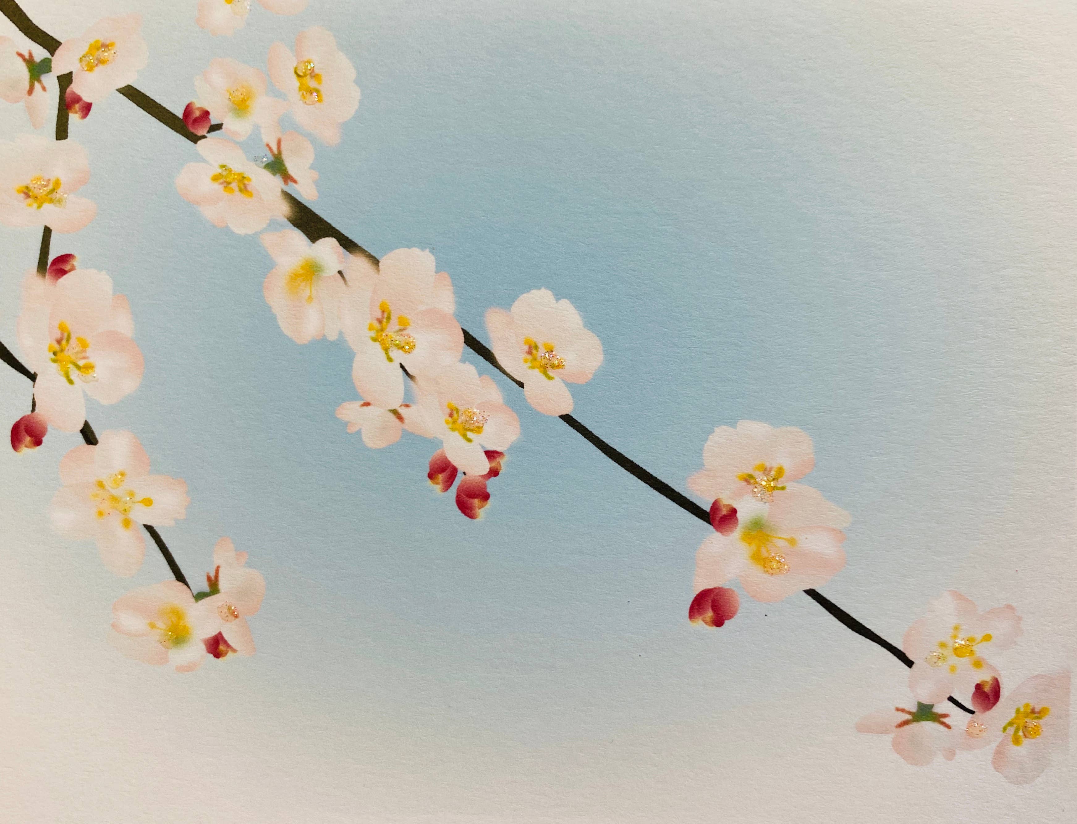 Studio Daedre - Wholesale Stationery/Notecard Set - Cherry Blossom Branch - Boxed Note Cards0