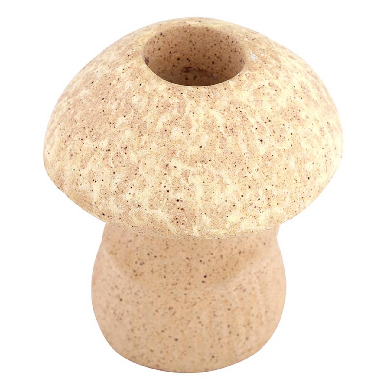 47th & Main (Creative Brands) - Wholesale Candle Holder - Cream Mushroom Candle Holder1
