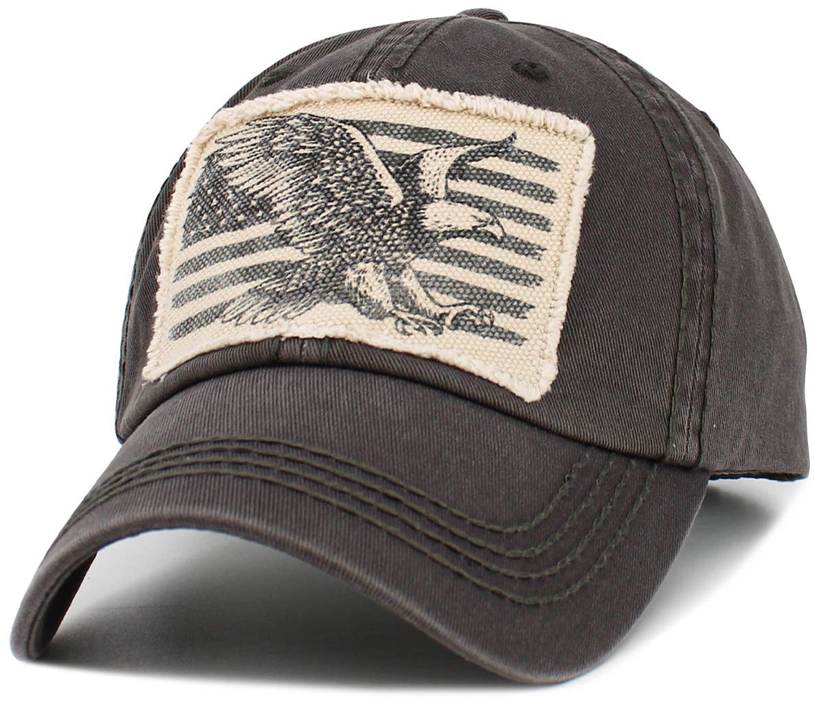 KBETHOS - Wholesale Baseball Cap - Men's - EAGLE FLAG VINTAGE BALLCAP9