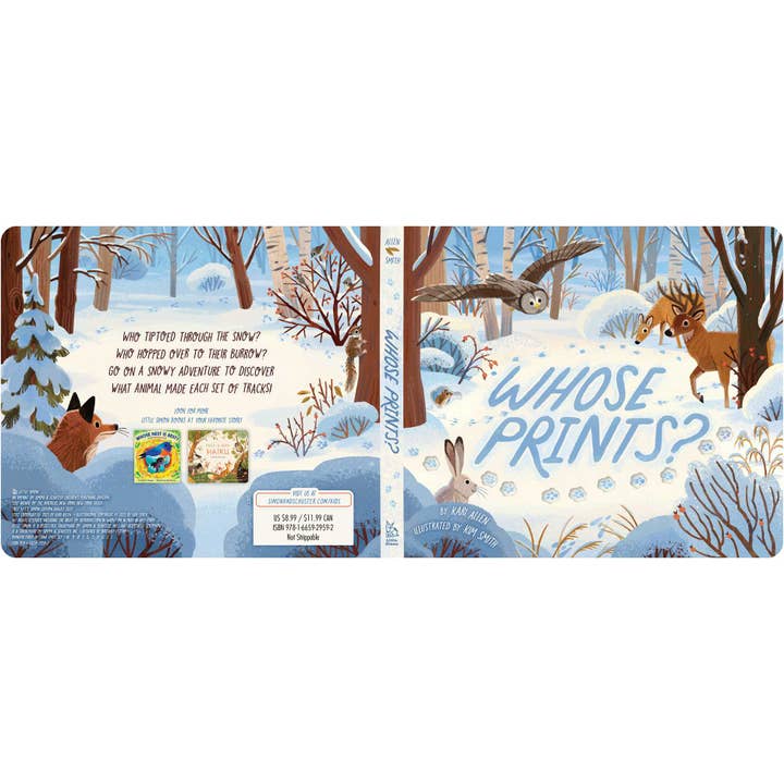 Simon & Schuster - Wholesale Baby & Toddler Book (0-2) - Whose Prints? by Kari Allen1
