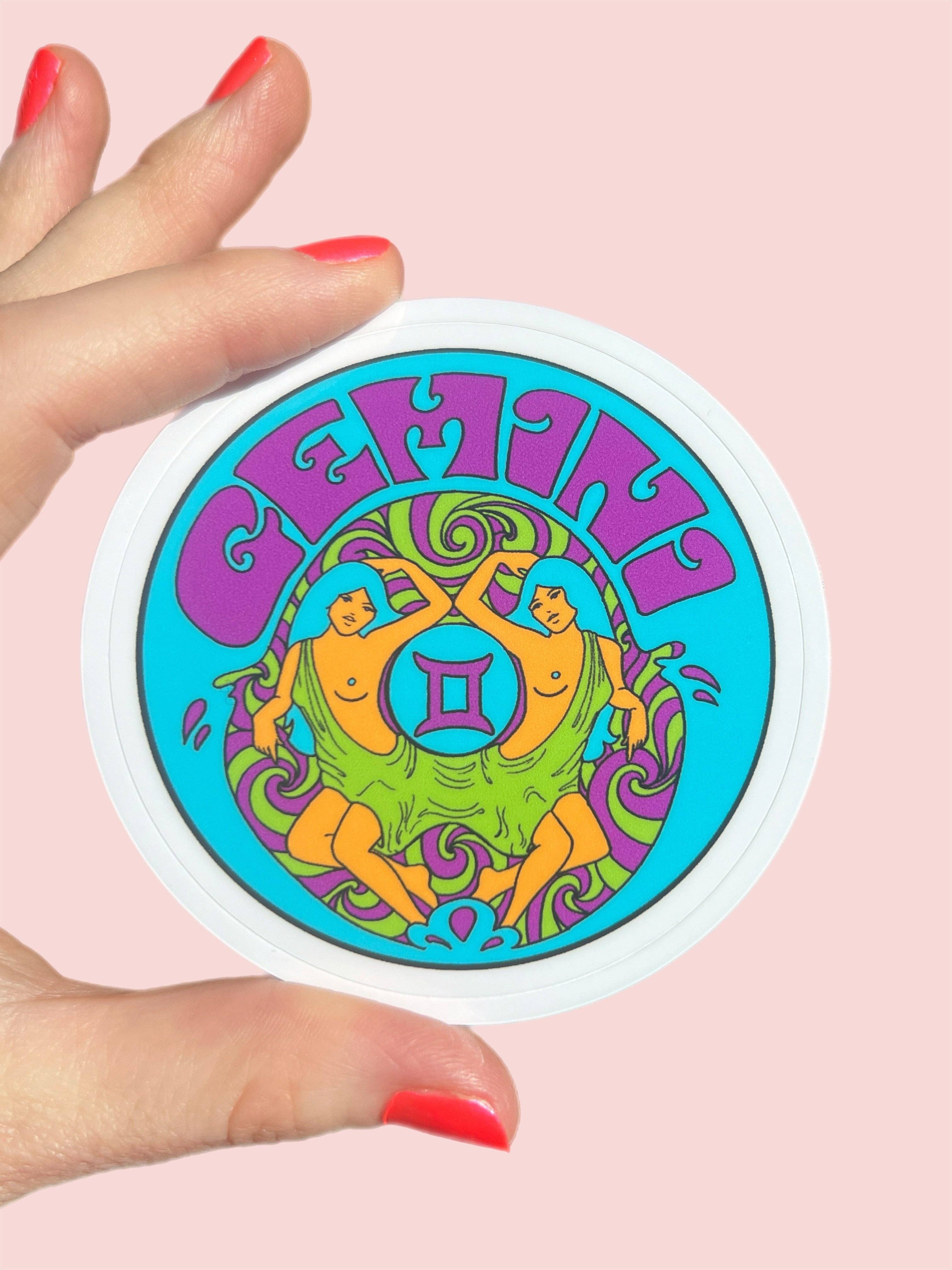 Astral Weekend - Wholesale Sticker - 3 Inch Sticker Zodiac Gemini