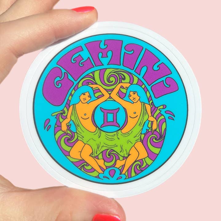 Astral Weekend - Wholesale Sticker - 3 Inch Sticker Zodiac Gemini0
