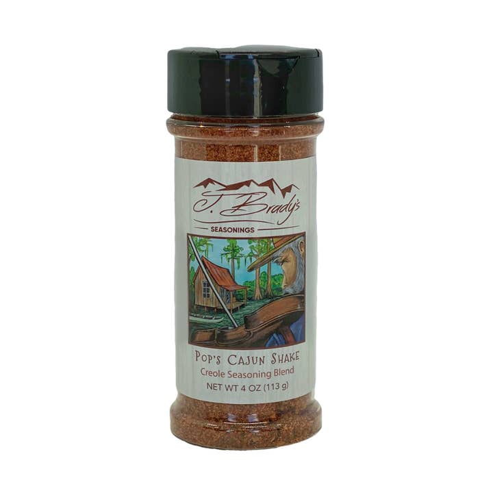Pops Cajun and Creole Shake for wholesale by J. Brady Seasonings