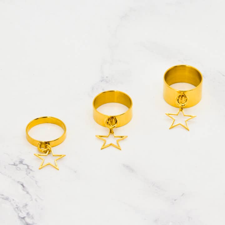 Golden Star ring for engroshandel hos Angiie