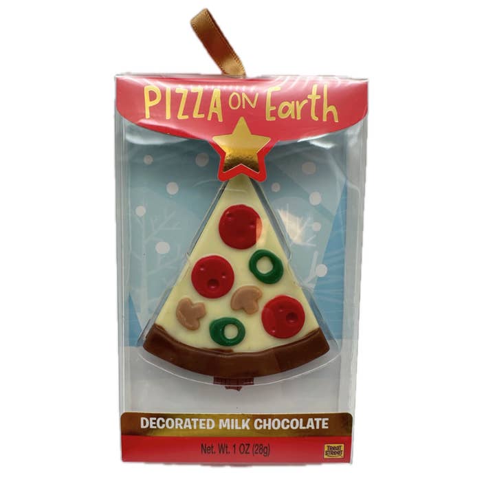 Treat Street Milk Chocolate Pizza Ornament 1oz - 12ct for wholesale by I Got Your Candy