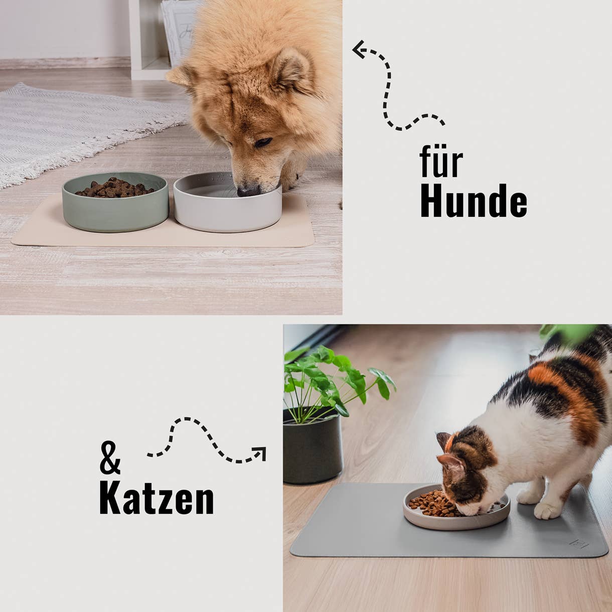 ne&no - Wholesale Pet Food Mat - Dog - ne&no® feeding mat made of vegan leather - dog & cat3