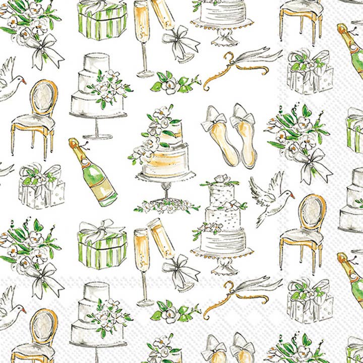 Lot de 20 serviettes de table en papier pour le déjeuner pour la vente par Boston International