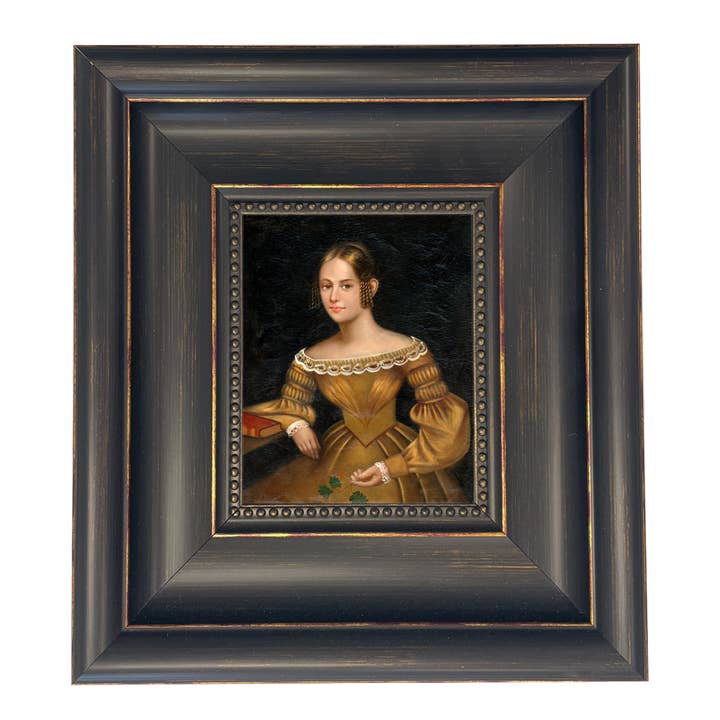 Madison Bay Co. - Historical Home Decor Reproductions - Wholesale Painting/drawing - Portrait of a Woman in Yellow Dress Painted Print on Canvas51