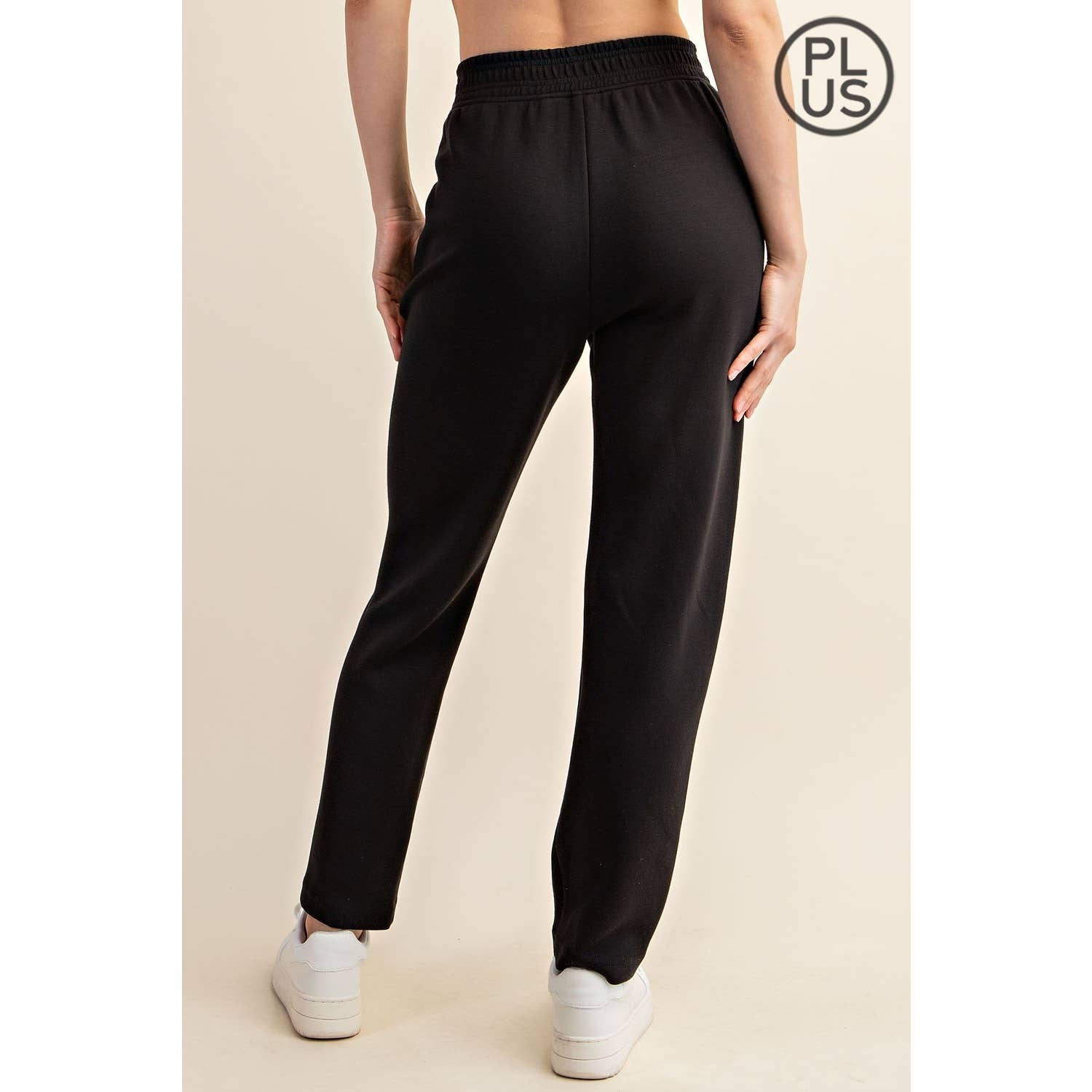 Rae Mode - Wholesale Broek - Dames - PLUS SIZE MODAL SCUBA PINTUCK BROEK2