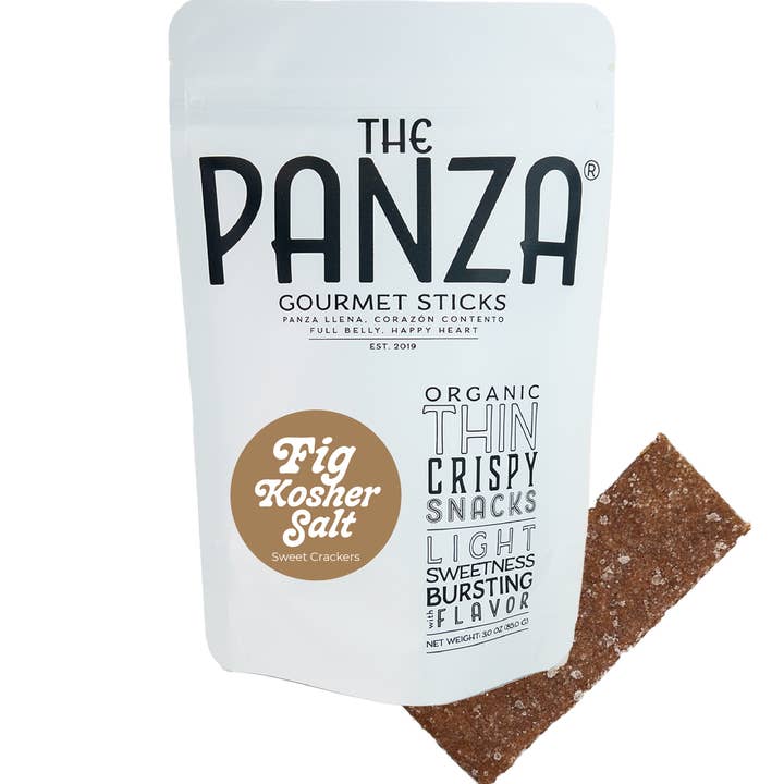 THE PANZA - Vendita all'ingrosso Cracker - Snack gourmet Kosher Salt e cioccolato ai fichi