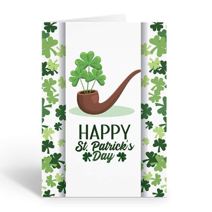 Cartes de la Saint-Patrick Lucky Pipe avec enveloppes pour la vente par Stonehouse Collection