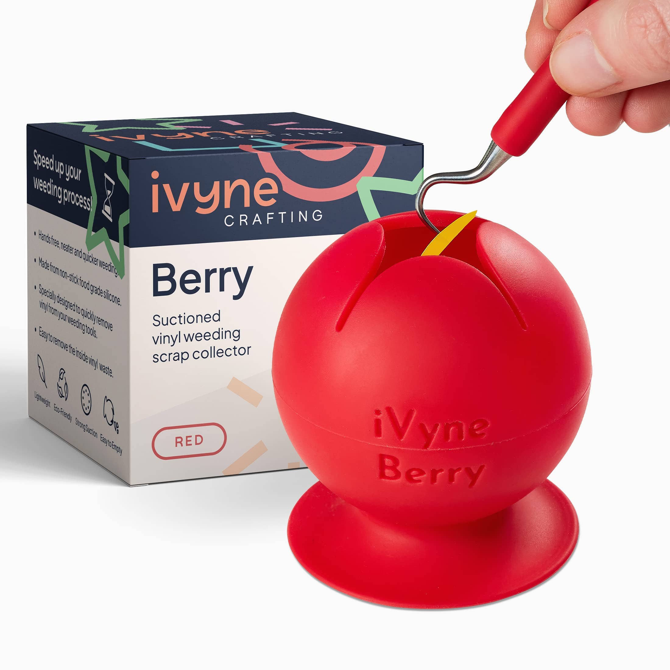 iVyne - Vente Outil de bricolage - iVyne Berry ramasse déchets de vinyle avec ventouse3