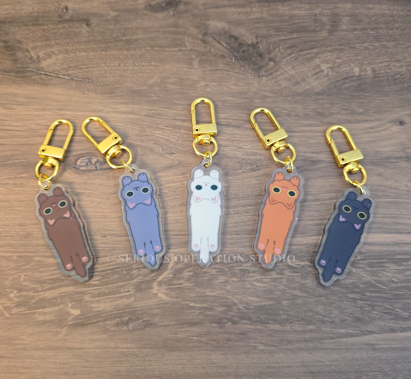 SeriousOperationStudio - Wholesale Keychain - Unisex - Long Cat & Dog Keychains9