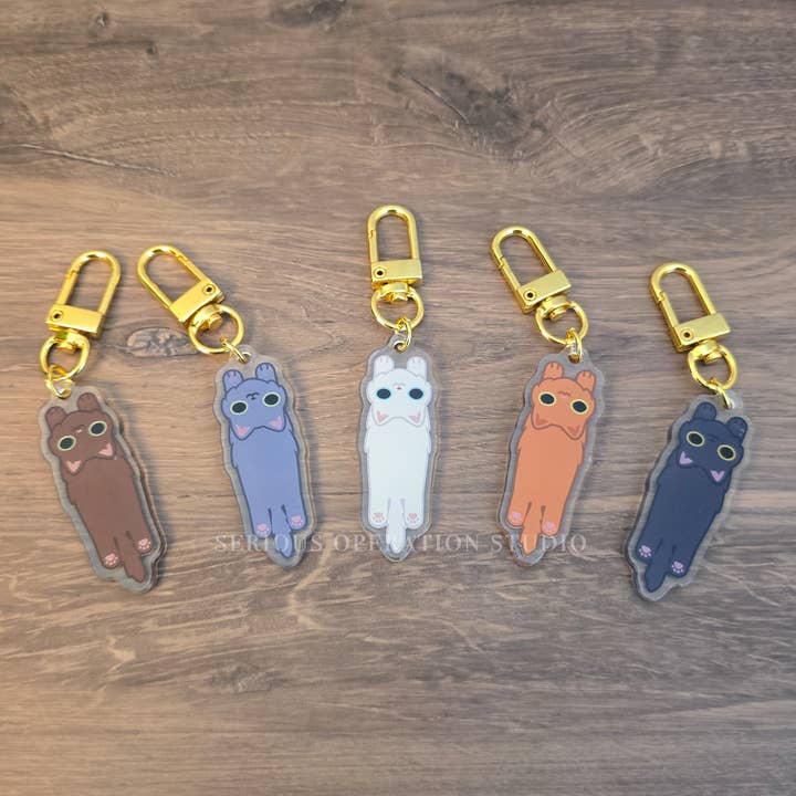 SeriousOperationStudio - Wholesale Keychain - Unisex - Long Cat & Dog Keychains9