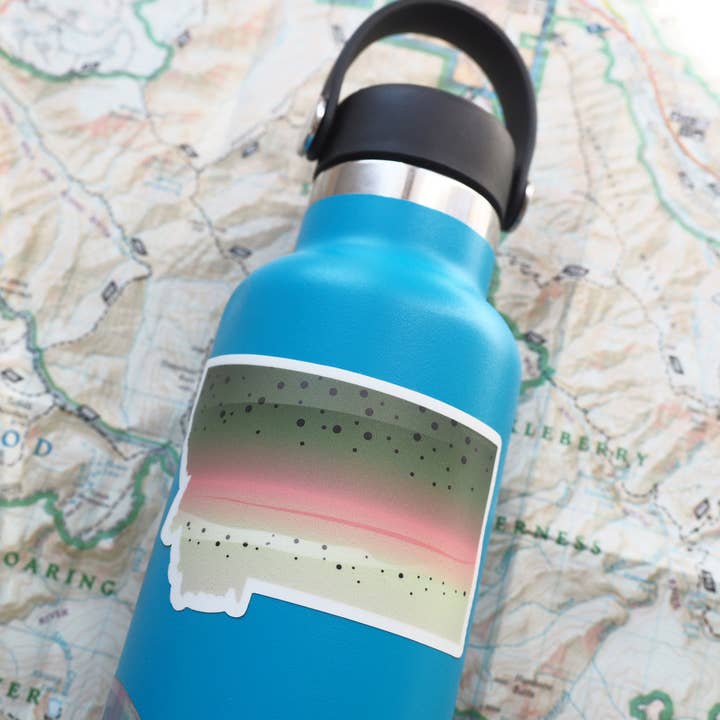 Sentinel Supply – wholesale Klistermärke – Regnbågsöring Montana Fiskedekal - Flugfiske dekal7