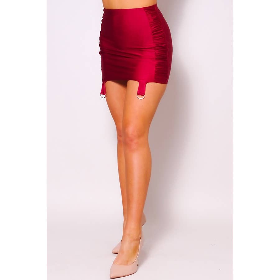 CEFIAN FASHION - Wholesale Skirt - Women's - MAD FOR YOUR LOVE GARTER MINI SKIRT7