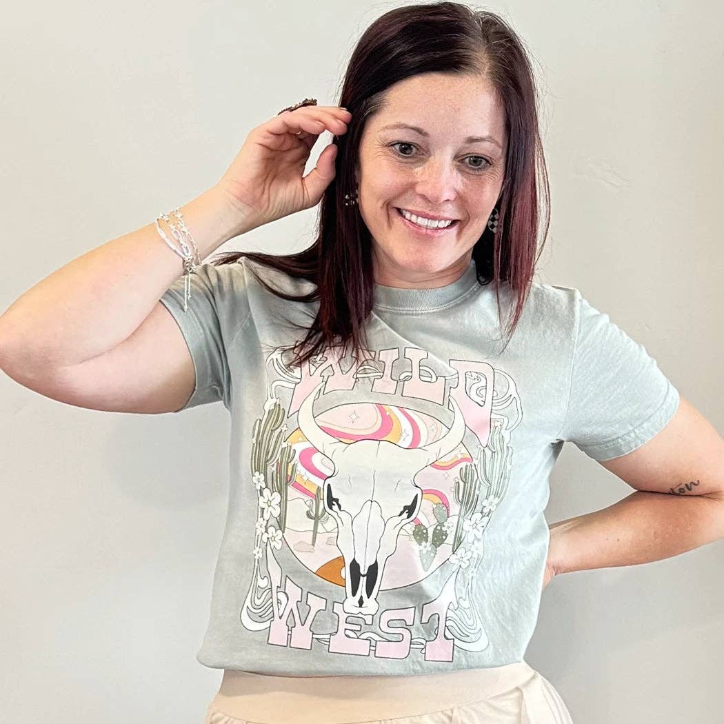 Talking Too Loud Apparel - Wholesale Screen Printed T-Shirt - Women's - Wild West Graphic Tee4