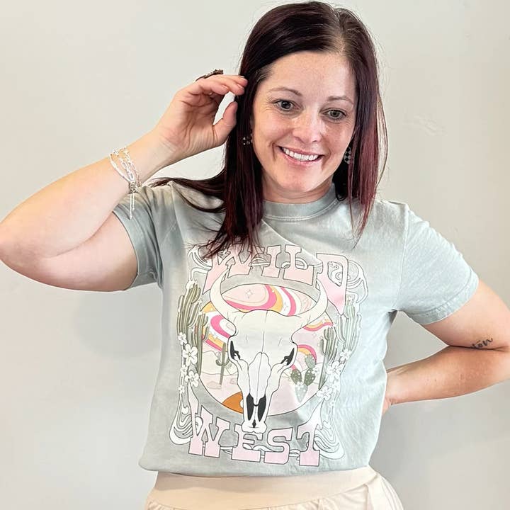 Talking Too Loud Apparel - Wholesale Screen Printed T-Shirt - Women's - Wild West Graphic Tee4