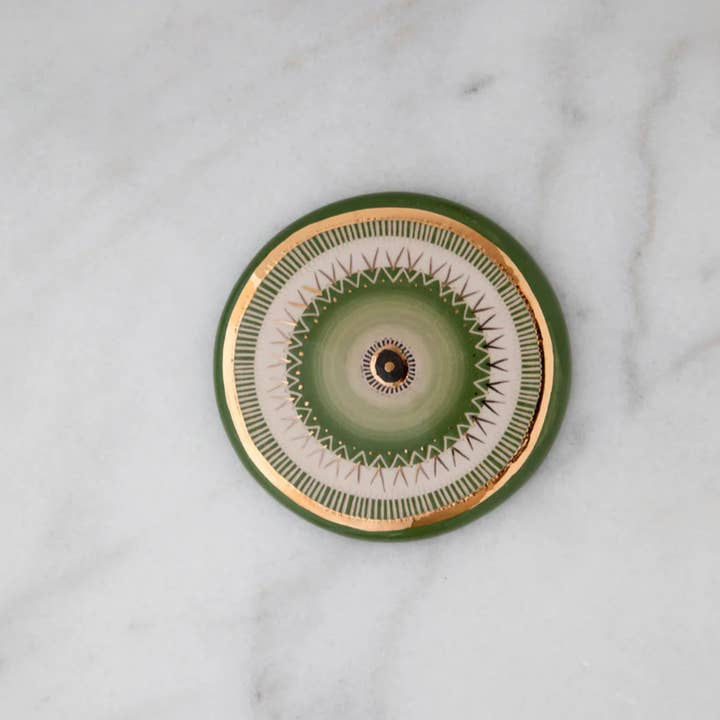 Mauvais Œil | Vert | Moyen - 5,5" pour la vente par House Of Motifs