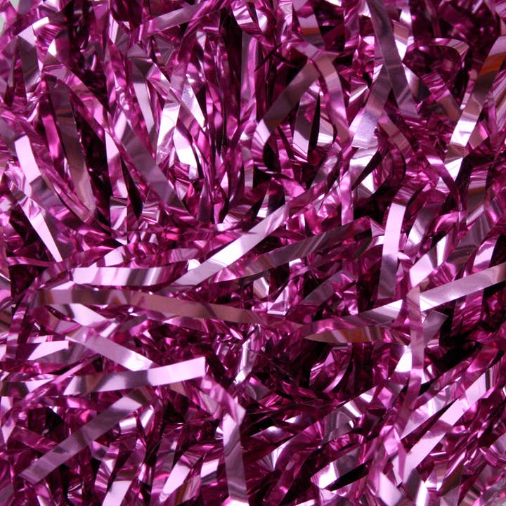 Metallic Shredded Gift Hamper Filling Magenta - 500 grams for wholesale by Emartbuy