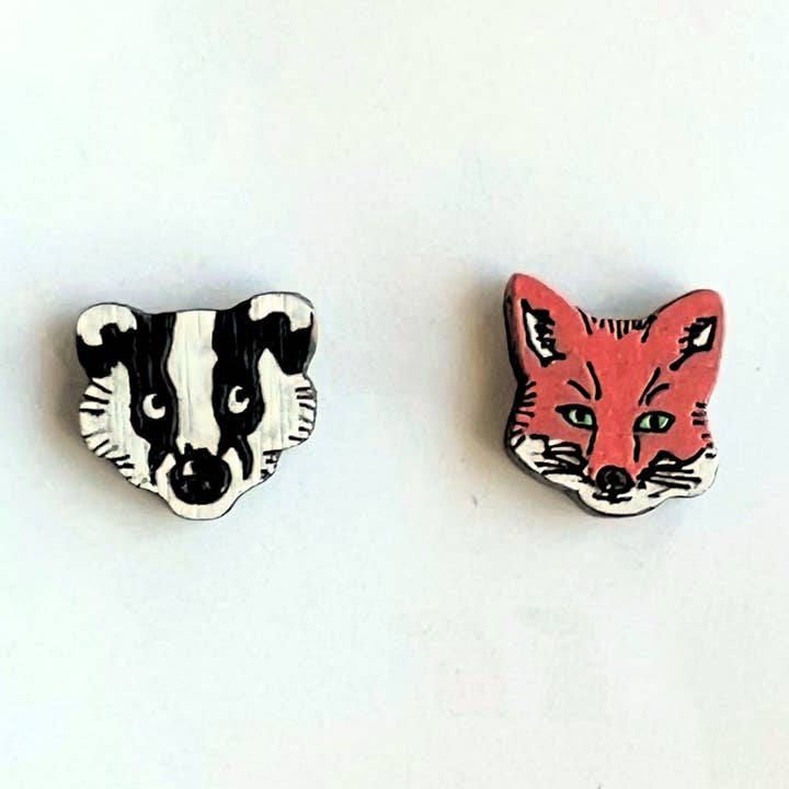 Vos & Das Stud Oorbellen voor wholesale door All the Colour