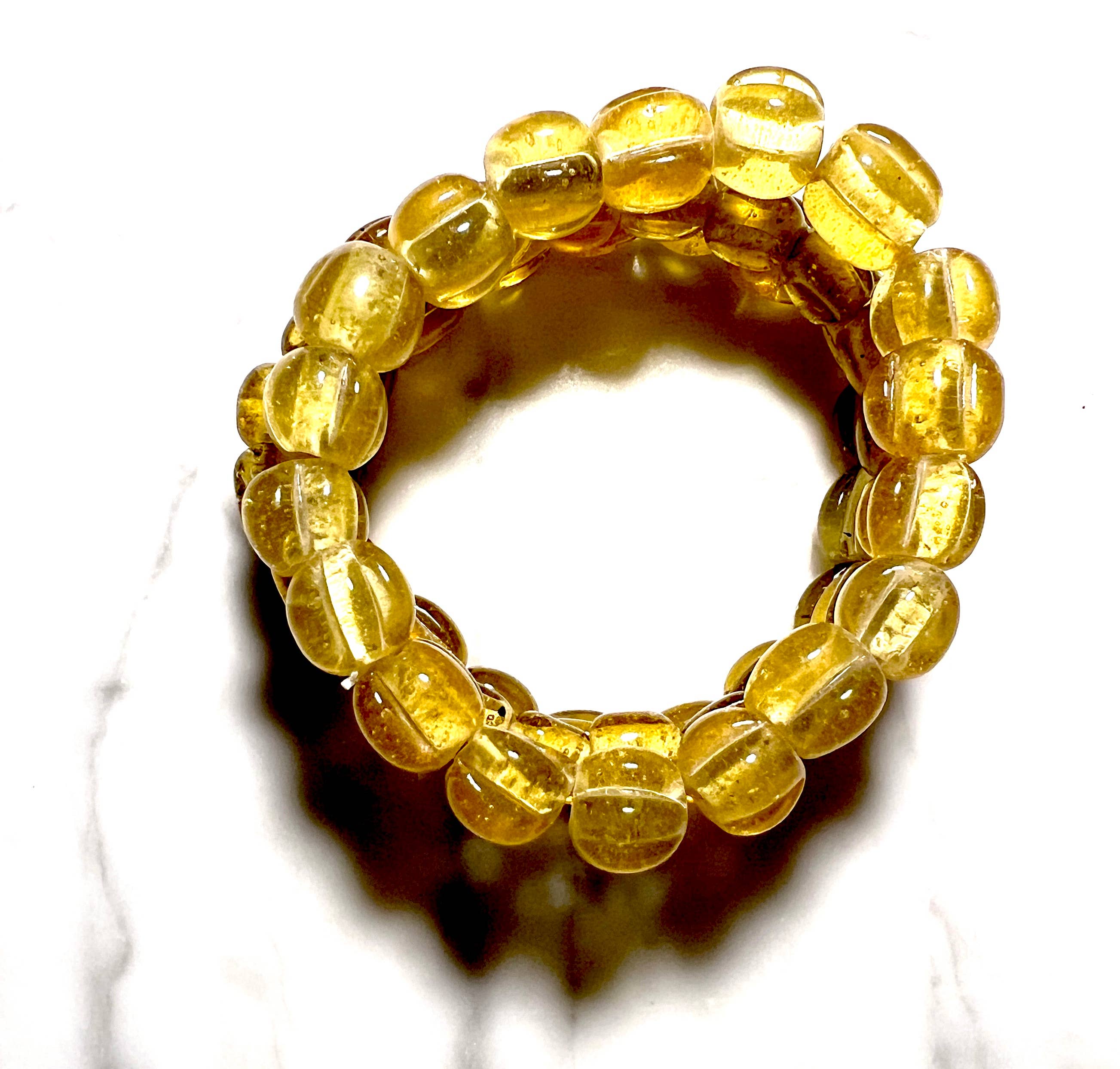 Erik & Mike - Wholesale Jewelry Set - Java glass bracelets $4.50 each bracelet ,set of 3 Gold1