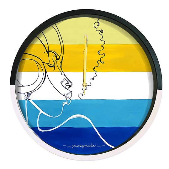 Horloge Murale Vibe pour la vente par Jazzymade